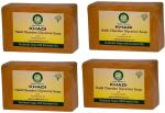 Khadi Herbal Chandan Haldi Soap, 125 Gm Each (Pack Of 4)