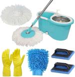See Inside Plastic Hand Floor Cleaning Scrub Pad Brush, Cleaning Gloves, Floor Cleaning Bucket Mop Scrub Pad, Glove, Mop