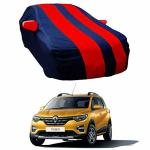 Oshotto/Recaro Taffeta Car Body Cover with Mirror Pocket Compatible with Renault Triber (Red, Blue)