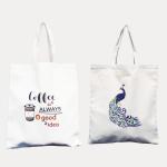 Ohobag.com Women White Tote (Pack of: 2)