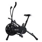 Reach Air Bike Exercise Cycle With Moving Handles & Adjustable Cushioned Seat