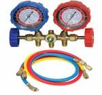 Jai Ambey Refriration Digital Craft Manifold Gauge and Refrigerant Testing Charging Evacuation Set for Air Condition Tool Refrigeration -c8