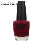 FYORR Nail Polish Long Lasting Smooth Finish Nail Enamel (Maroon Effect),15ML