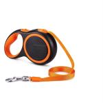 Pets Empire Retractable Dog leash With Polyester Tape And One Button Brake And lock, S