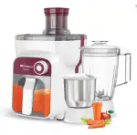 HAVELLS STILUS XL 3JAR 500 Juicer Mixer Grinder (2 Jars, Red)