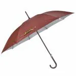 EUME Forlin Auto Open 23 Inch 1Fold Unisex Chocolate and Silver Color Umbrella
