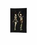 Zoltamulata Tribal Women Wheat Straw Art by Artisan of Odisha for Wall Decor and Gift (30 x 45 cm)