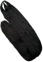 Appravo Women and Girls Black Synthetic Nylon Hair Choti Extension