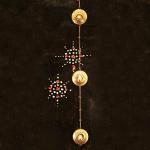 The Purple Tree Gold Chandramala Hanging Tealight Holder (Pack of 3 pc in 1 Chain) Diwali Tealight Holder, Christmas Candle Holder, Diwali Decorations, Diwali décor