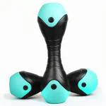 ARTINO Dumbbells (Boxed in Pair) (Choose of 2KG, 3KG, 4KG, 5KG, 7.5KG) for Home Gym Exercise, Fitness and Weights for Women and Men Oval Dumbbells Set