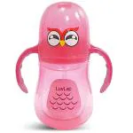 Luvlap Pink Wise Owl Sipper For Infant (12 M Plus) 280 ml