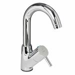 JAQUAR FLORENTINE Series Table Mounted Regular COLD ONLY SINK COCK (Chrome) | ANGULAR KNOB, Brass Body Water Tap/ Faucet/ Cock for Bathroom / Kitchen Wash Basin | FLR-CHR-5359N