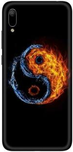 aadia Huawei Y6 Pro (2019) Matte Vinyl Ying Yang Printed Mobile Skin Sticker with Scratch Resistant Lamination