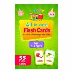 Exello Flash Cards for Kids Early Learning, 8 Topics -110 Images - (Set of 55 Flash Cards)