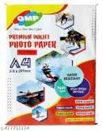 GMP 100gsm A4 Self-Adhesive Inkjet Photo Glossy Sticker(100 Sheets)