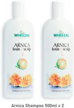 Wheezal Arnica Shampoo For Men And Women - 500 ml (Pack of 2)