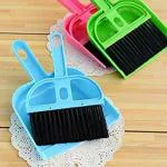 SKYRICK Set of 2 Pcs Mini Dustpan Supdi with Brush Broom Set for Multipurpose Cleaning Drawer Cleaner, Laptops, Keyboards, Dining Table, Car Seats, Carpets