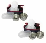 Bag Lunch Box 3 Pcs and , MultiColour (Pack of 2)