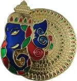 MISHAV DECORATIVE GANPATI POOJA AARTI THALI Plastic (Multicolor)