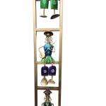 UPHAAR home decor - Handmade Rajasthani Musician Showpiece for wall decoration for living room - wall decoration items for bedroom - Metal - Multicolour (L-13.5, H-88cm)