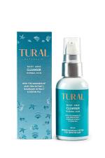 TURAL Naturalis Wash Away Cleanser Combination Skin Type Lotion Seaweed, Orange and Lemon Extract - 50 ml (40 x 34 x 110 ml)