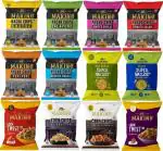 Makino Assorted Munchies / Party Snacks (12 Variety Packs of Makino)(Each 60 gm)(Pack of 12)