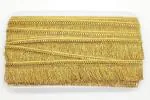 Craftlove Golden Fabric Zari Frill Lace Border