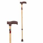 CHEVALIER Support Walking Stick/Cane for Old People Men/Women, Metal, Wooden Design