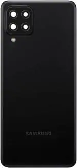 PURPLESAVVY Black Plastic Camera Glass Ring Back Panel For Samsung Galaxy 4G A22