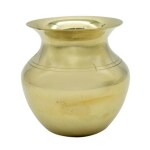 pujaNpujari Brass Kalash / Lota for Pooja Room and Festivals Brass Kalash