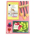 Natal Crafts Handmade Happy Birthday Greeting Card - for sister/cousin - Customize it with a message and a photo (Happy Birthday Occasion)