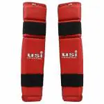 USI UNIVERSAL THE UNBEATABLE SHIN Pads (851) (M, Red)