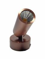DOJI 6 Watts Rose Gold Finish 5Inch LED Spotlight Focus Light Bedroom Reading Display Wall Light (Warm White)
