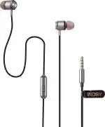 HINDSIAM HS PROTECTIVE EQUIPMENTS LLP. Viejoy Wired Earphone Playing Music Non Stop Deep Base Wired Headset (Black, In the Ear)