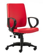 HOF F503 Medium Back Ergonomic Work from Home Leatherette Executive Revolving Office Chair