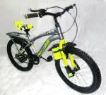 NAJIF MTB Bike Ranger Shocker 95%Assembled Bicycle 14 T Mountain Cycle  (Single Speed, Green/Yellow)