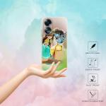 Snazzy Multicolor Silicon Shock Proof Back Cover for OPPO A58 4G, OPPO A58