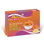 Surya 300gm Schezwan Soya Sticks (Pack of 2; 150gm Each)