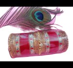 A K INFRATECH Bangle House Red Wedding Plastic Bangle Set for Women