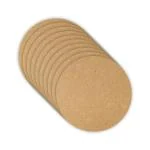 Creata Impex Engineered Wood Circle MDF Board for Art and Craft 4mm