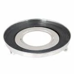 UPEN Stainless Steel Gas Cylinder Trolley with Wheels | Gas Trolley | LPG Cylinder Stand with Rubber Protection with Plastic Wheels