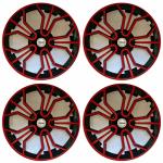 PRIGAN Micra (XL (O) CVT only) Black Red Wheel Cover 15