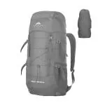MOUNTILE 50L Travel Backpack for Hiking Trekking Camping, Rucksack with Rain Cover and Laptop Compartment