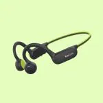 NG EarSafe Open Ear Bluetooth Wireless Headphones with Mic (Green & Black)