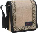 Ensac Black Jute Sling Bag