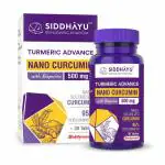 Siddhayu (By Baidyanath) Turmeric Advance Nano Curcumin with Bioperine, 30 Tablets