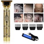 Appslite Trimmer for Men, Buddha Style Trimmer, Professional Hair Clipper Zero Gapped T-Blade Close Cutting Hair Clippers for Men Rechargeable Cordless Trimmers for Haircut Beard