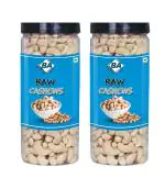 BA Dryfruits and Spices Premium Whole Cashews Nuts Kaju 1 kg Jar (Pack of 2 -500 g Each)