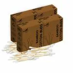 Imvelo Green Your Hygiene Bamboo Cotton Swabs/Earbuds | Q Tips - 320 Sticks/640 Swabs | Double Tipped Ear Cotton Sticks | 100% Eco-Friendly & Natural | Perfect for Ear Wax Removal