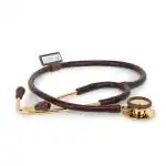 RCSP Stainless Steel Stethoscope Ring For Medical Students, Nurses And Doctors, Lightweight Chestpiece With Latexfree Tube And Soft Sealing Ear Knobs (Chocolate)